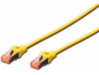 Digitus Patch Cable,S-FTP, CAT 6, AWG 27/7, LSOH, Měď, žl...