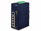 Planet Průmyslový PoE switch, 5x1Gb, 4x PoE 802.3at 36/12...