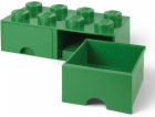 Pokoj Copenhagen LEGO Brick Drawer 8 zelená, úložný box