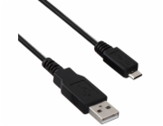 Akyga kabel USB A-MicroB/1.8m/černá