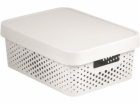 Box Curver Infinity Dots 11L s víkem bílý