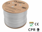 LANBERG LAN KABEL CAT.7 SFTP 305M PEVNÝ CU LSZH ŠEDÝ CPR ...