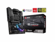 MSI MB Sc AM4 MPG B550 GAMING PLUS, AMD B550, 4xDDR4, VGA, ATX