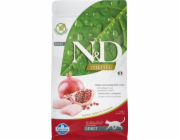 FARMINA N&D Prime Chicken & Pomegranate Adult – suché krmivo pro kočky – 1,5 kg