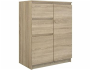 Topeshop 2D2S SONOMA chest of drawers