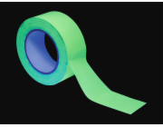 Gaffa páska 50mm x 25m neonově žlutá, UV aktivní