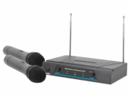 QTX VHF-2, bezdrátový mikrofon, 2 kanálový, 173,8 + 174,8 MHz