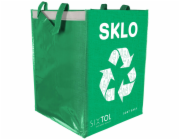 SIXTOL Taška na tříděný odpad SORT EASY GLASS, 30x30x40cm, 36l SIXTOL