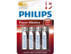 Philips baterie AA PowerLife, alkalická - 4ks