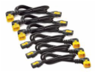 Power Cord Kit (6 ea),Locking,C13toC14 (90Dg),1.2m