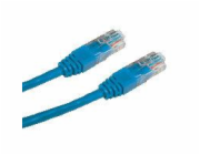 DATACOM patch cord UTP cat5e 10M modrý