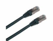 Patchkabel S/FTP,Cat6,2xRJ45, 3m černý