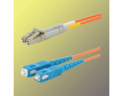 Optický patchkabel duplex LC-SC 50/125 µm MM,7m, OM2
