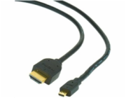 GEMBIRD Kabel HDMI - HDMI Micro 4,5m (v1.3, M/M, stíněný, zlacené kontakty)