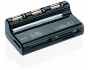 CONNECT IT USB 2.0 hub 3 porty + čtečka karet BOOT