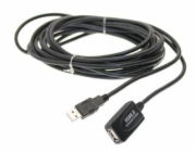 PremiumCord USB 2.0 repeater a prodlužovací kabel A/M-A/F 5m