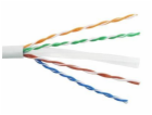 PremiumCord kabel UTP Cat6 4x2, lanko, AWG24/7, čistá měď...