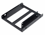 AKASA montážní kit  pro 2,5" HDD do 3,5" pozice, 2x 2,5" HDD/SSD, černý