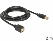 Delock Cable USB 2.0 B samec > B samice prodlužující 2 m