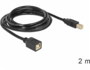 Delock Cable USB 2.0 B samec > B samice prodlužující 2 m