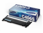 Samsung CLT-C406S - originální toner modré barvy