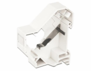 Delock Keystone Mounting for DIN rail shielded - Zásuvka pro montáž na DIN lištu - bílá - 1 port