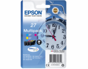 EPSON ink Multipack 3-colour "Budík" 27 DURABrite Ultra Ink