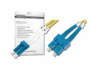 Digitus DK-2932-05 Fiber Optic Patch Cord, LC to SC, Singlemode 09/125 µ, Duplex, 5m DIGITUS Fiber Optic Patch Cord, LC to SC, Singlemode 09/125 µ, Duplex Length 5m