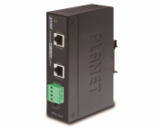 Planet IPOE-162S, PoE splitter, IEEE802.3at, výstup 12V/24V DC, DIN, IP30, -40~75 st.C