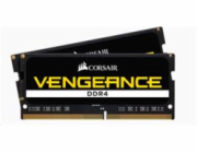 CORSAIR 16GB RAMKit 2x8GB DDR4 2400MHz 2x260 SODIMM unbuffered 16-16-16-39 Black PCB 1.2V