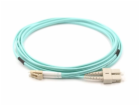Optický patch cord Duplex LC-SC 50/125 5m OM4