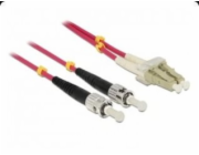 OPTIX LC-ST Optický patch cord 50/125 15m OM4 Duplex