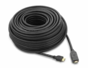 PremiumCord HDMI High Speed s Ether.,se zesilovačem,25m,AWG26, 3xstínění, M/M, zlacené konektory