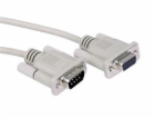 Kabel Value MD9-FD9 pro sériovýpřenos dat 10m, světle šedý