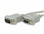 Kabel Value MD9-FD9 pro sériovýpřenos dat 3m, světle šedý