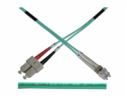 Optický patch kabel duplex LC-SC 50/125 MM 7m OM3