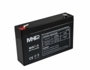 Baterie MHPower MS7-6 VRLA AGM 6 V / 7 Ah 