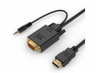 GEMBIRD A-HDMI-VGA-03-10 HDMI to VGA and audio adapter ca...