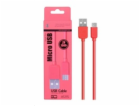 PLUS datový a nabíjecí kabel AS115, konektor micro USB, č...