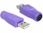 Delock - Adaptér klávesnice / myši - PS/2 (F) do USB (M)