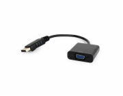Gembird AB-DPM-VGAF-02 Gembird adaptér DisplayPort (M) na VGA (F), 0.15 m kabel, černý, blister
