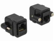 Delock Adapter RJ45 female > RJ45 female panel-mount Cat.6 UTP 