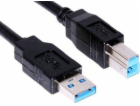 PREMIUMCORD Kabel USB3.0 propojovací A-B, Super-speed 5Gb...