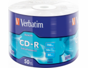 VERBATIM CD-R 700MB/ 52x/ 80min/ 50pack/ wrap