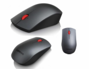 Lenovo Professional/Kancelářská/Laserová/1 600 DPI/Bezdrátová USB/Černá