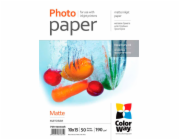 COLORWAY fotopapír/ matte 190g/m2, 10x15/ 50 kusů