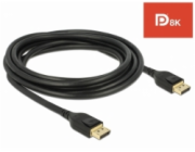 Delock - Kabel DisplayPort - DisplayPort (M) do DisplayPort (M) - DisplayPort 1.4 - 3 m - podpora 8K - černá