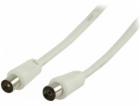 Kabel Nedis anténní 75 Ohm, IEC, M-F, 3m