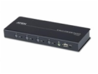 ATEN 4-port KM USB, audio, pouze klávesnice a myš