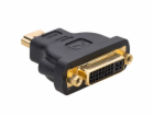 Akyga adaptér DVI-F/HDMI-M/Duplex/cerná